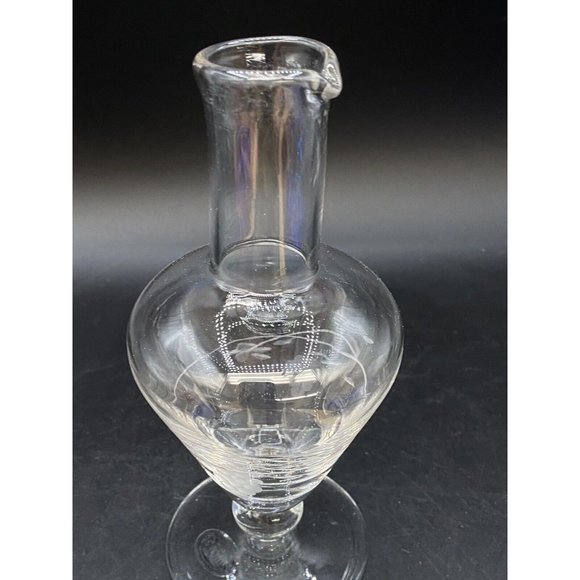 Home Essentials And Beyond Etched Grapes Glass Vinegar / Oil Cruet Single - Picture 2 of 8